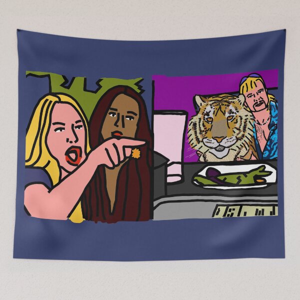 Item preview, Woman Yelling At Cat Memes with Joseph and his Tiger designed and sold by ellenhenry.