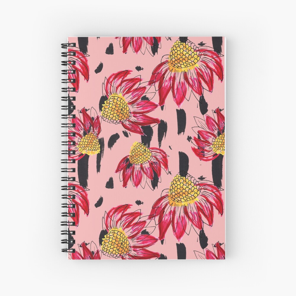 Painterly Florals Spiral Notebook