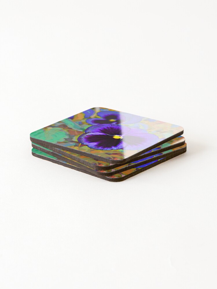 Thumbnail 4 of 5, Coasters (Set of 4), Spring designed and sold by CreativeMeaning.