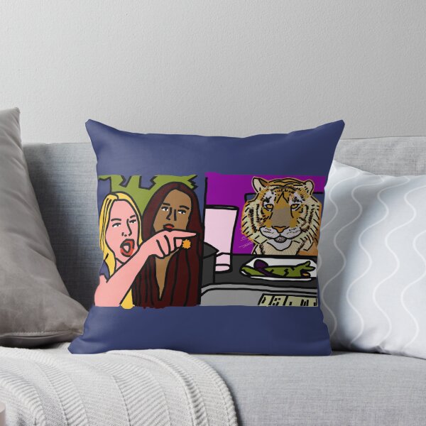Item preview, Woman Yelling At Cat Memes with a Tiger designed and sold by ellenhenry.