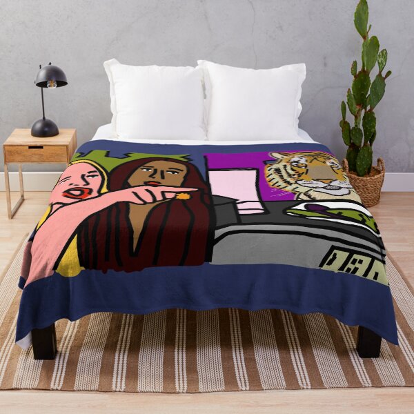 Item preview, Woman Yelling At Cat Memes with a Tiger designed and sold by ellenhenry.