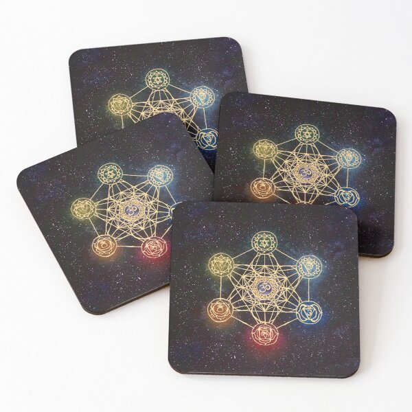 Item preview, Sacred Geometry - Metatron's Cube with Chakras designed and sold by monchie.