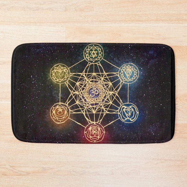 Item preview, Sacred Geometry - Metatron's Cube with Chakras designed and sold by monchie.