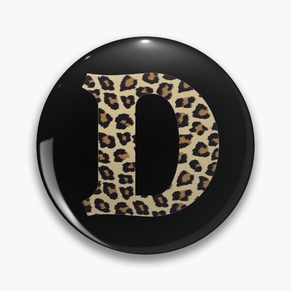 Item preview, Letter D Leopard Cheetah Monogram Initial designed and sold by SqueakyRicardo.