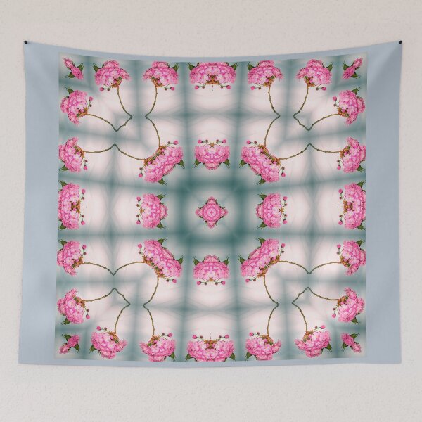 Item preview, Prunus flower in kaleidoscope designed and sold by MarieClaude1954.