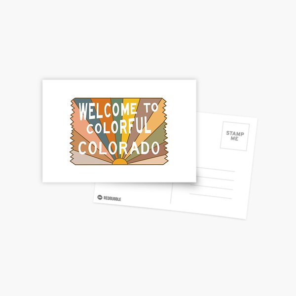 Welcome to Colorful Colorado Postcard