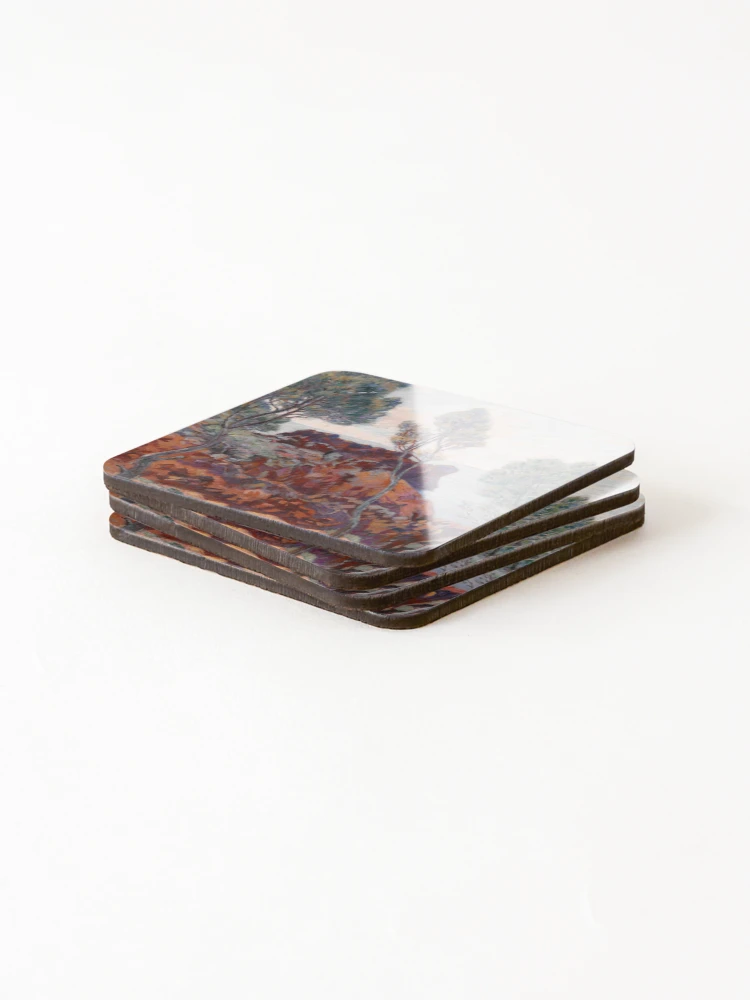 Thumbnail 4 of 5, Coasters (Set of 4), Armand Guillaumin - Agay - Les Roches Rouges designed and sold by Impressionist Masters.