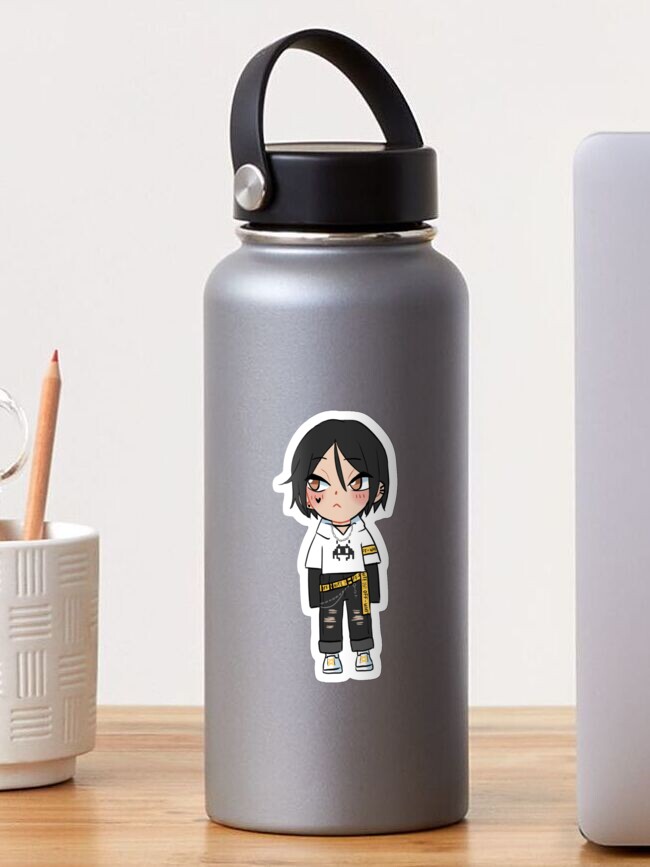 Eboy Kenma With Black Hair Sticker By Artsiceli Redbubble