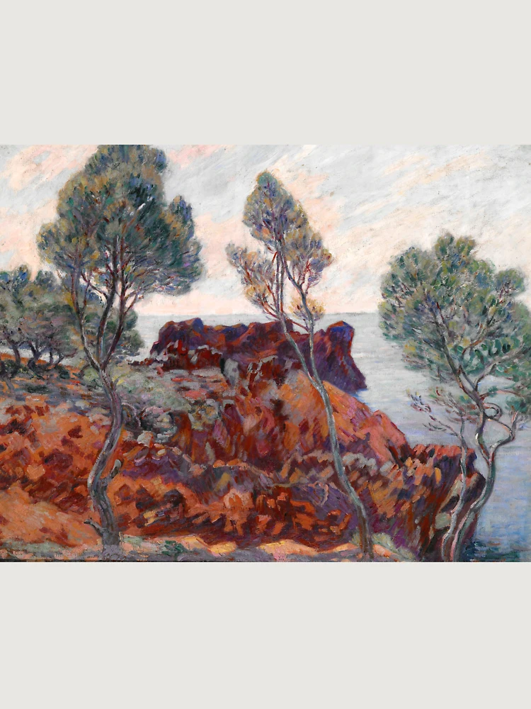 Thumbnail 6 von 6, Premium Oversized Hoodie, Armand Guillaumin - Agay - Les Roches Rouges designt und verkauft von Impressionist Masters.