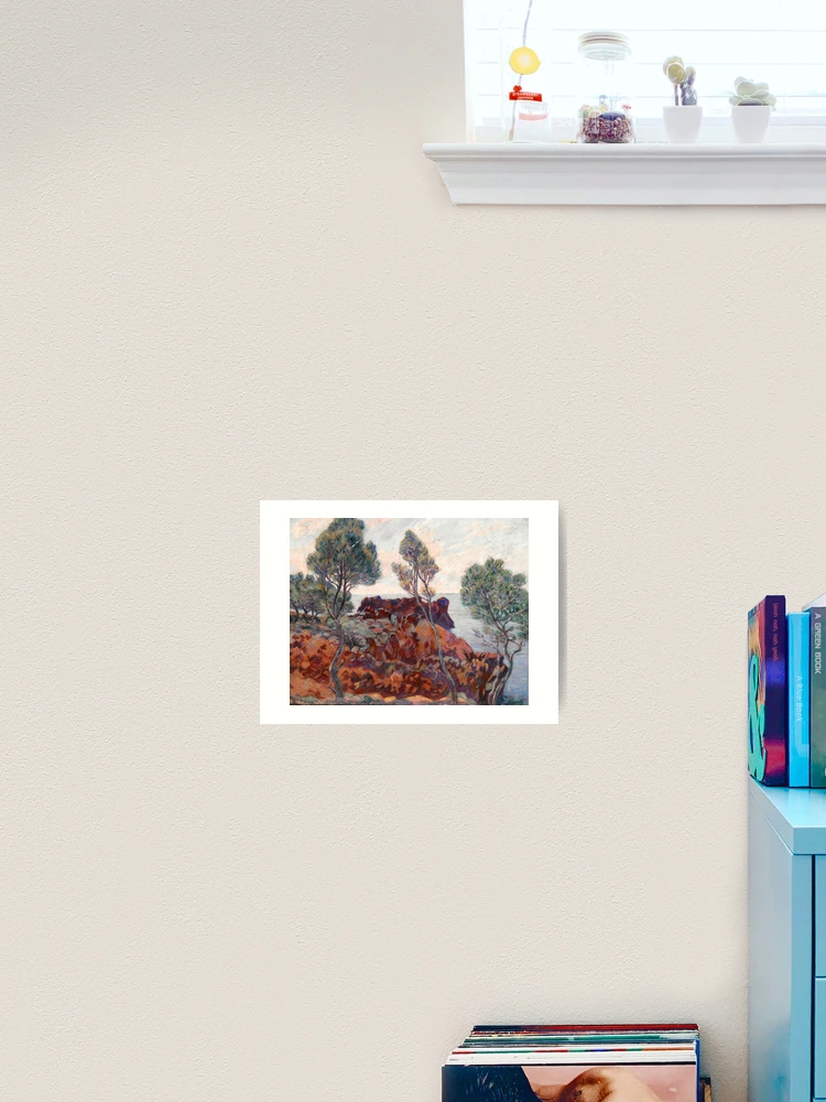 Thumbnail 2 von 3, Kunstdruck, Armand Guillaumin - Agay - Les Roches Rouges designt und verkauft von Impressionist Masters.