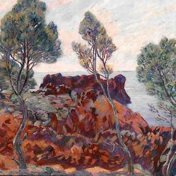 Artwork thumbnail, Armand Guillaumin - Agay - Les Roches Rouges by Impressionist Masters