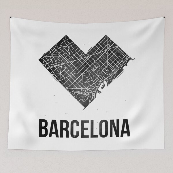 Item preview, Barcelona map designed and sold by Motivburg.