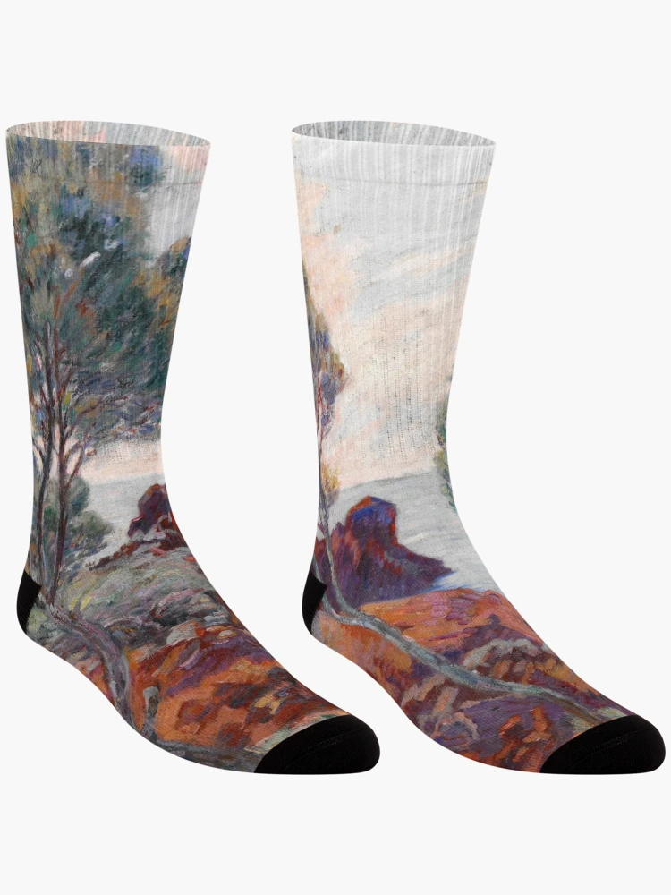 Thumbnail 3 von 5, Socken, Armand Guillaumin - Agay - Les Roches Rouges designt und verkauft von Impressionist Masters.
