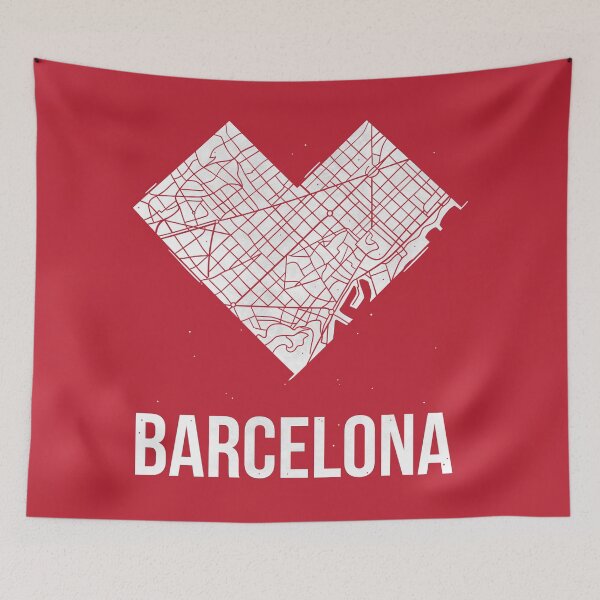 Item preview, Barcelona map designed and sold by Motivburg.