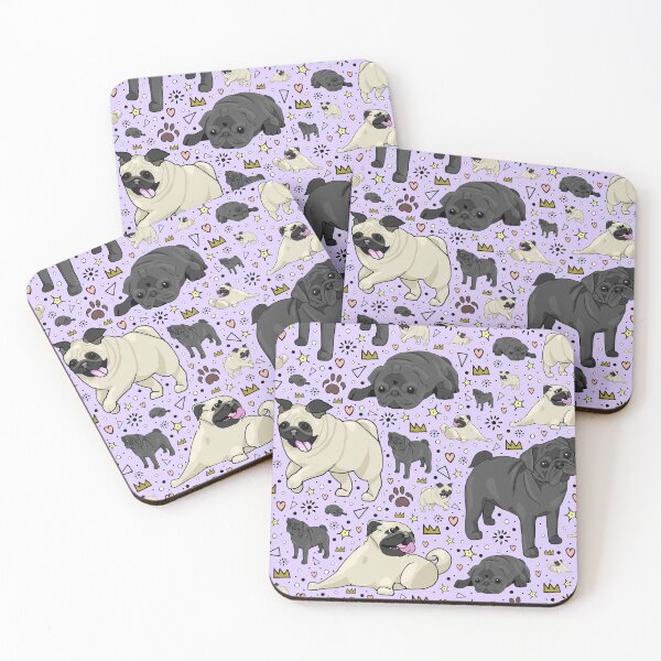 Item preview, Pugs in Purple designed and sold by Nemki.
