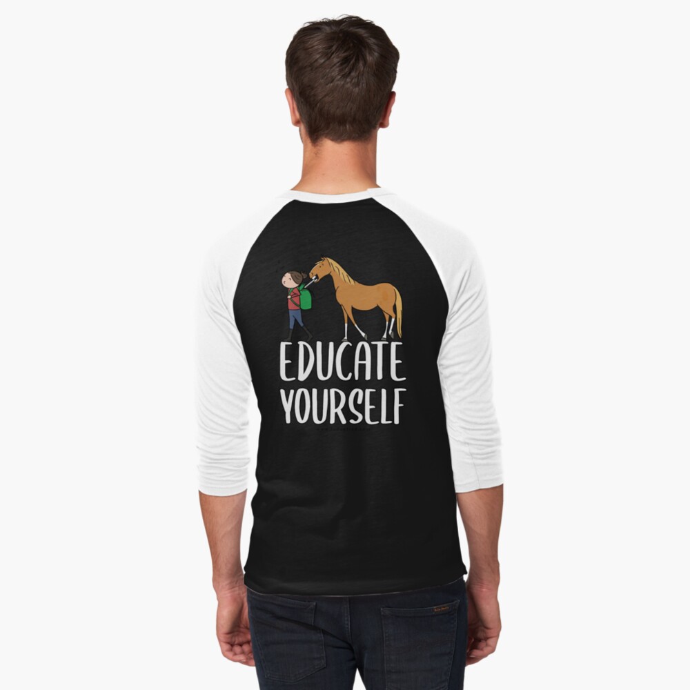 Aperçu de l'œuvre T-shirt baseball manches ¾ créée et vendue par jannekoekie.