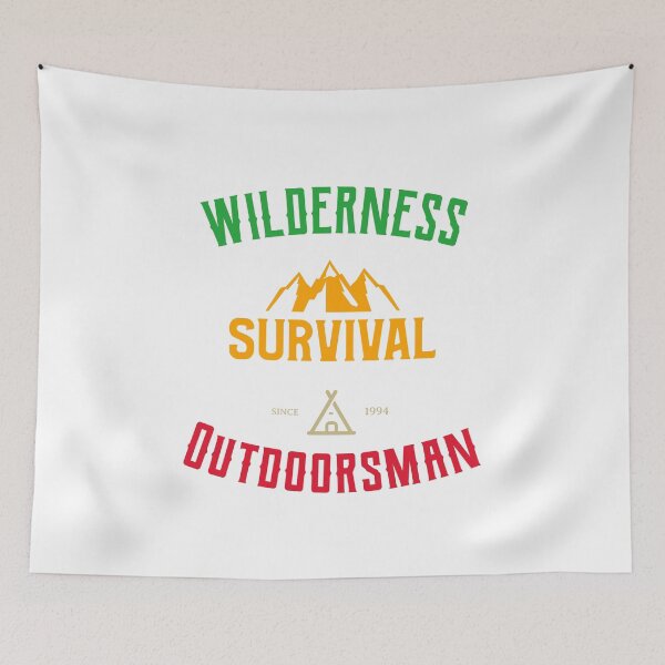 Item preview, Wilderness Survival Outdoorsman designed and sold by fejoa.