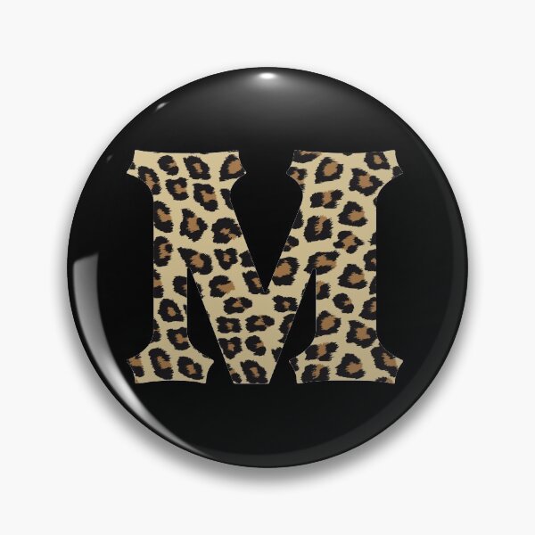 Item preview, Letter M Leopard Cheetah Monogram Initial designed and sold by SqueakyRicardo.
