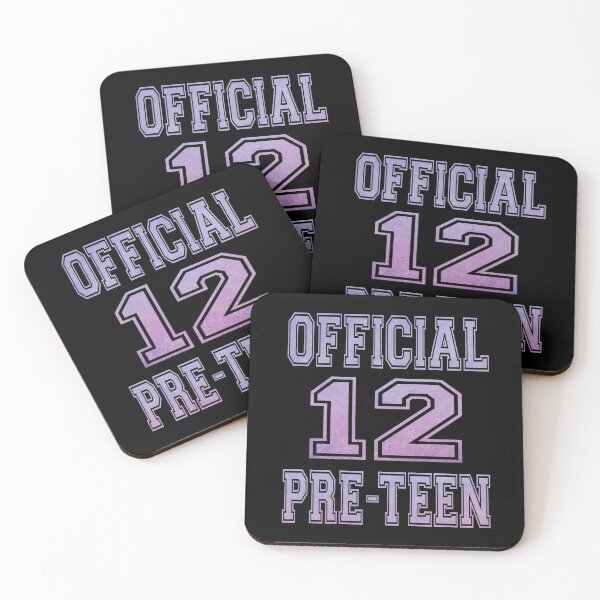 Item preview, Official 12 Preteen Sweet 12th Birthday Gift for Girls print designed and sold by Grabitees.