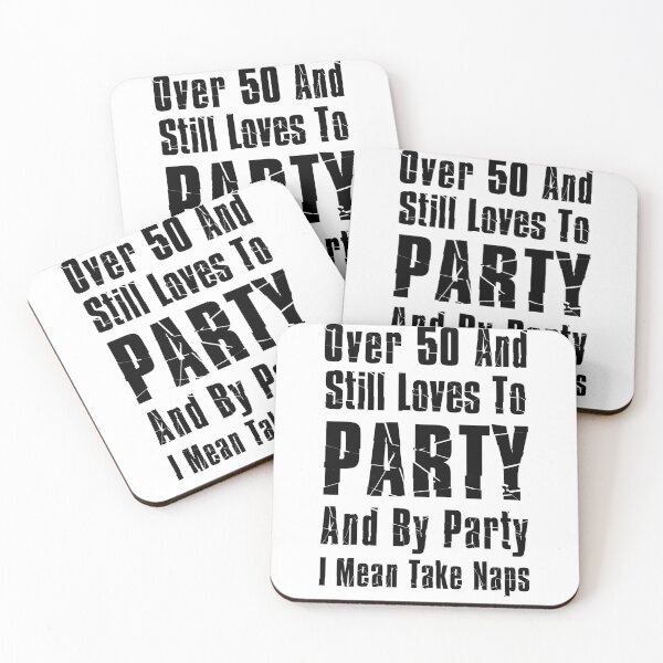 Item preview, Over 50 And Party Naps Funny Gag designed and sold by jaycartoonist.