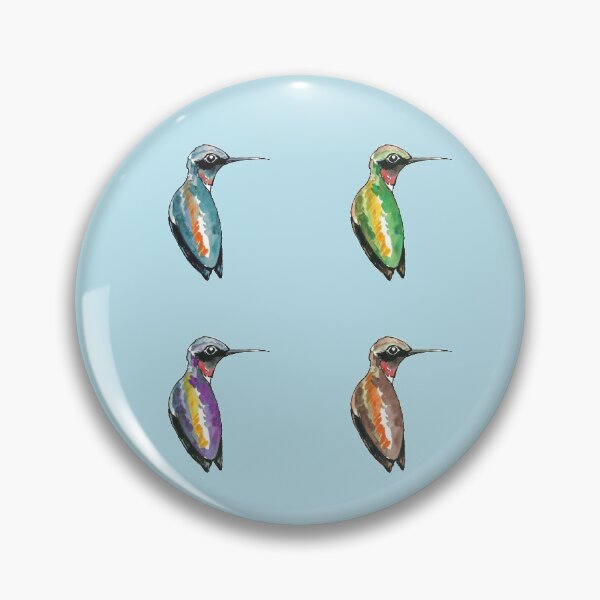 Item preview, Modern art hummingbirds designed and sold by AthertonCustoms.