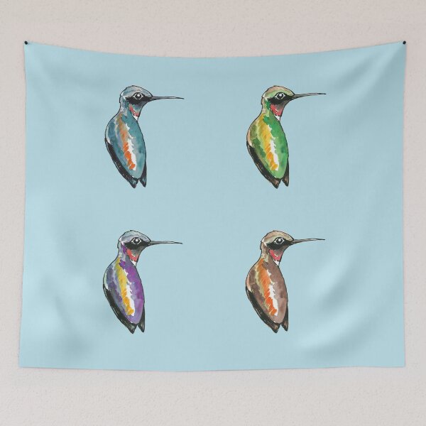 Item preview, Modern art hummingbirds designed and sold by AthertonCustoms.