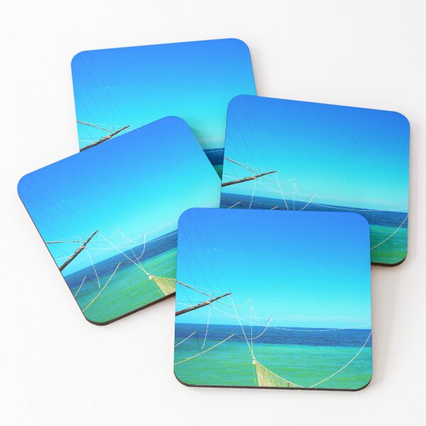 Item preview, Scenery from a Trabocco with blue sky and magnificent sea designed and sold by Kristina Drozd.