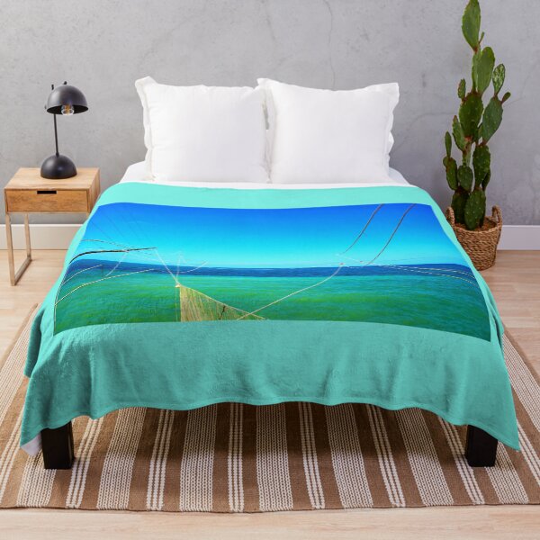 Item preview, Scenery from a Trabocco with blue sky and magnificent sea designed and sold by Kristina Drozd.