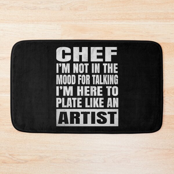 Item preview, Chef I'm Not In The Mood For Talking - Funny Cook print designed and sold by Grabitees.