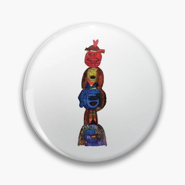 Item preview, Totem with Heart by Joseph "JJ" H. designed and sold by CreativeClayArt.