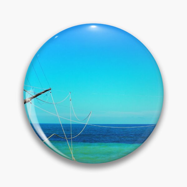 Item preview, Scenery from a Trabocco with blue sky and magnificent sea designed and sold by Kristina Drozd.