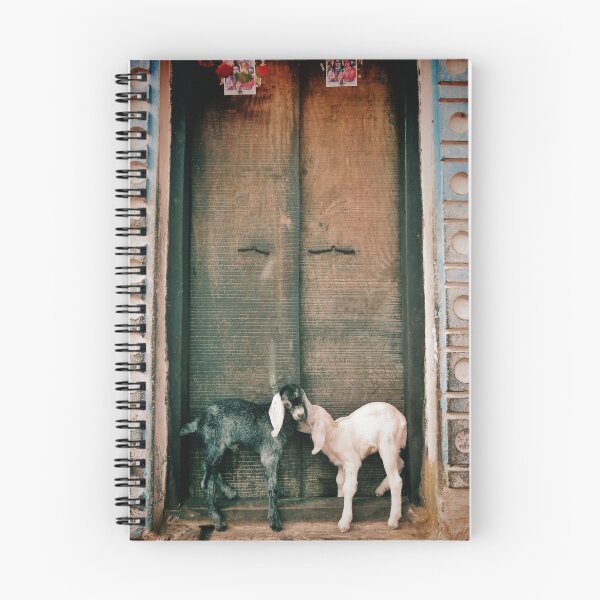 Item preview, India Goats Nuzzling designed and sold by MoAndPaul-.