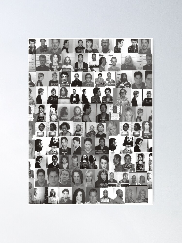 Thumbnail 2 of 3, Poster, mugshots designed and sold by greenarmyman.