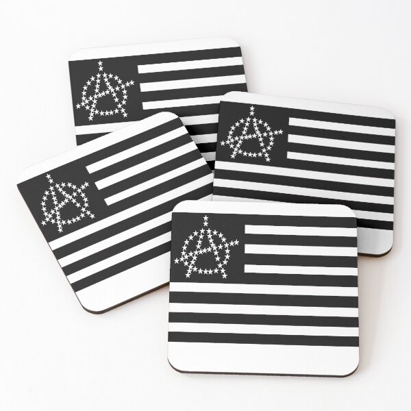 Item preview, Anarchist American Flag designed and sold by getguillotined.