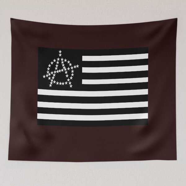 Item preview, Anarchist American Flag designed and sold by getguillotined.