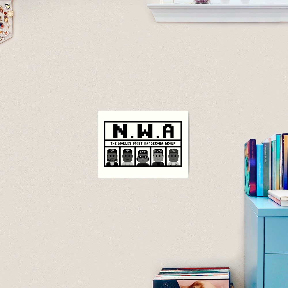 8-Bit Compton Art Print