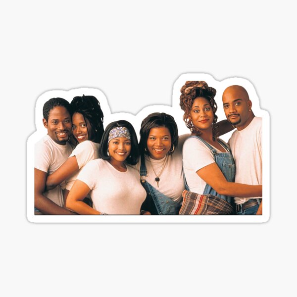 Living Single Cast Glossy Sticker