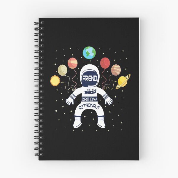 Item preview, Friend Of The Birthday Astronaut Boy And Girl Space Theme graphic designed and sold by Grabitees.