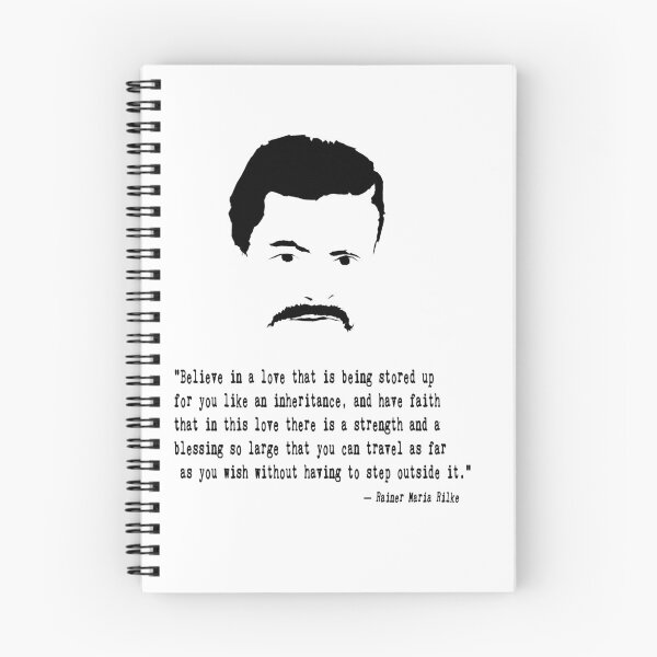Item preview, Rainer Maria Rilke Quote designed and sold by The Dead  Writers Circle.