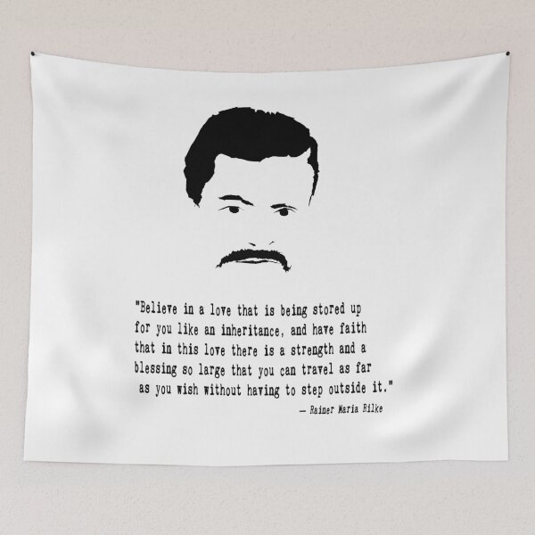 Item preview, Rainer Maria Rilke Quote designed and sold by The Dead  Writers Circle.