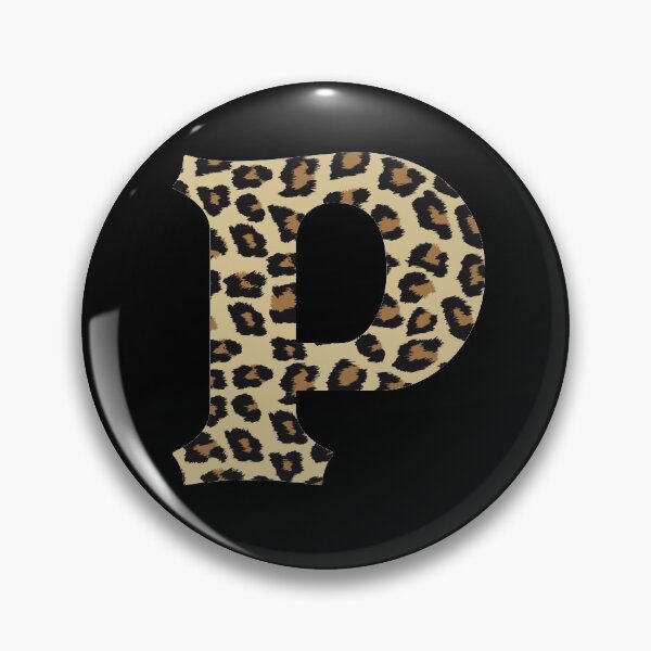 Item preview, Letter P Leopard Cheetah Monogram Initial designed and sold by SqueakyRicardo.