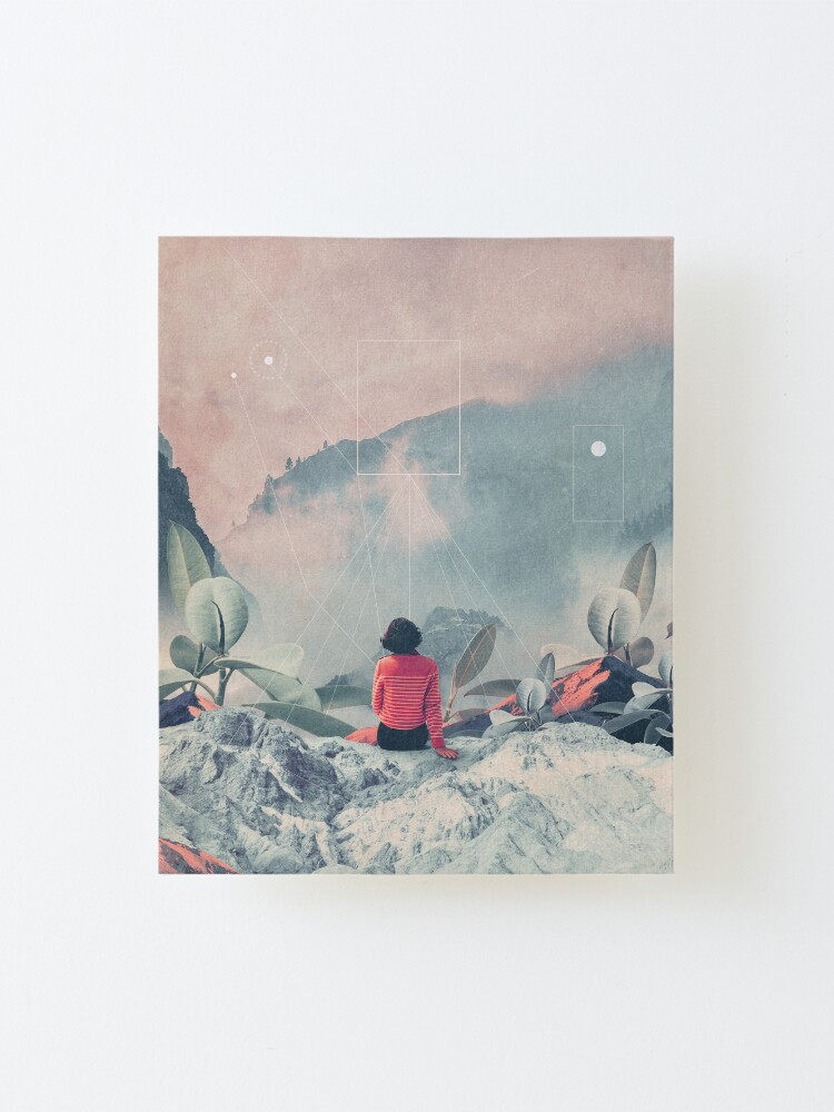Alternate view of Lost in the 17th Dimension Mounted Print