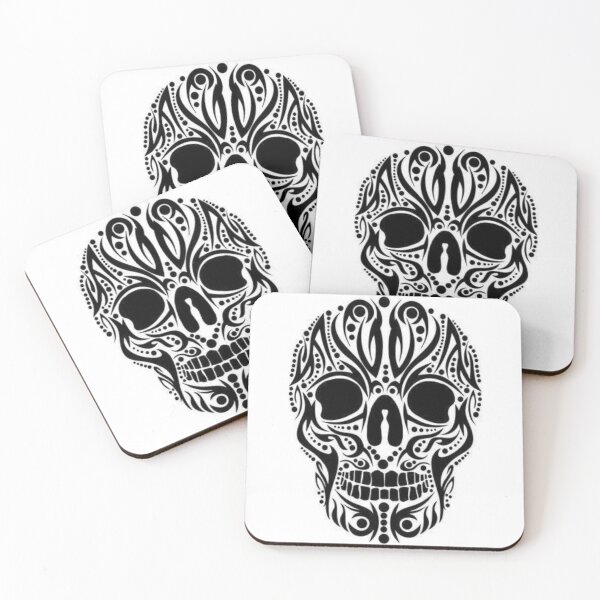 Item preview, tatoo tribal skull t shirt designed and sold by cirdefre.