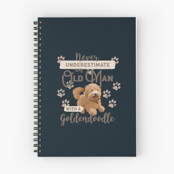 Item preview, Never Underestimate An Old Man With A Goldendoodle designed and sold by AscendMerch.