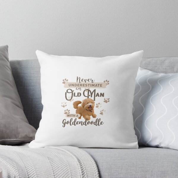 Item preview, Never Underestimate An Old Man With A Goldendoodle designed and sold by AscendMerch.
