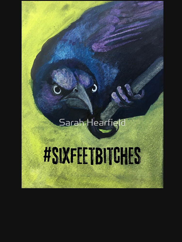 Bird with attitute telling you to back off and keep your distance by sarahrozdilski