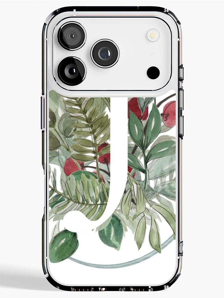 Thumbnail 1 of 5, iPhone Case, Lettering J designed and sold by SaraPatterns.