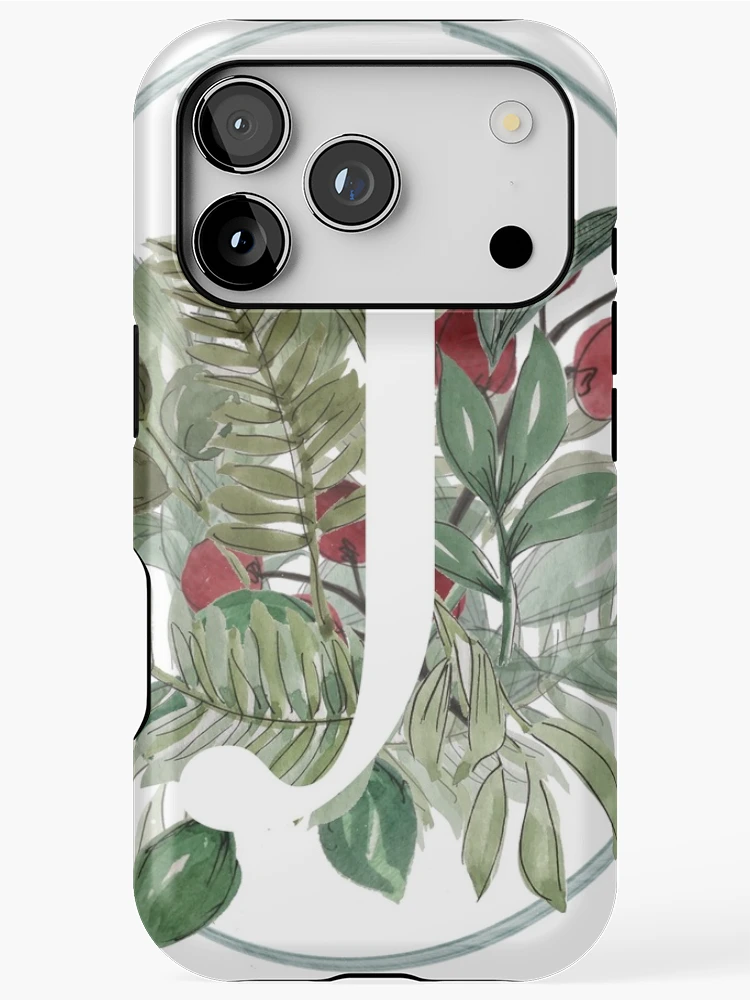 Thumbnail 1 of 4, iPhone Case, Lettering J designed and sold by SaraPatterns.