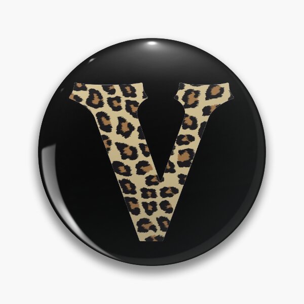Item preview, Letter V Leopard Cheetah Monogram Initial designed and sold by SqueakyRicardo.