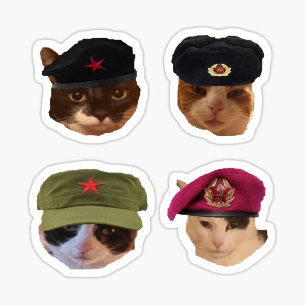 Cats are Comrades pack Sticker